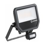 Ledvance Led-Scheinwerfer Aluminium Schwarz 41W 5500lm 100D - 830 Warmweiß | IP65 - Bewegungs- Und Lichtsensor - Symmetrisch