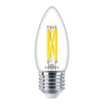 Philips MASTER LED E27 Kerze Fadenlampe Klar 3.4W 470lm - 922-927 Dim To Warm | Höchste Farbwiedergabe - Dimmbar - Ersatz Für 40W