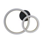 Eglo Deckenleuchte Calliera Stahl Schwarz Gold 12W 1500lm - 840 Kaltweiß | IP20 - Dimmbar 