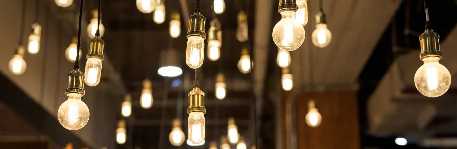 Dekorative LED-Beleuchtung mit Retro LEDs